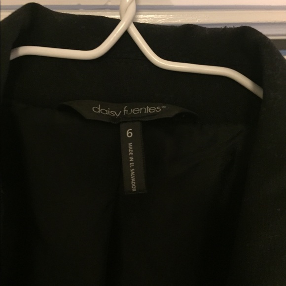 Daisy Fuentes Black Blazer - Picture 2 of 5